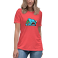 Anxious Shark Goes to School- Femme Relaxed T-Shirt