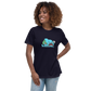 Anxious Shark Goes to School- Femme Relaxed T-Shirt