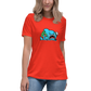 Anxious Shark Goes to School- Femme Relaxed T-Shirt