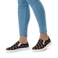 Cherry Vulvas (black) -Women’s slip-on canvas sneakers