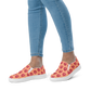 Pomegranate Vulva- Women’s slip-on canvas sneakers
