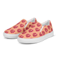 Pomegranate Vulva- Women’s slip-on canvas sneakers