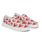 TWAT-ermelon pink Women’s slip-on canvas shoes