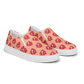 Pomegranate Vulva- Women’s slip-on canvas sneakers