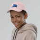 Anxious Shark embroidered hat- Kids Sizes