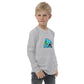 Anxious Shark Goes to School- Genderless Youth long sleeve tee