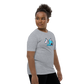 Anxious Shark Celebrates Pride! Trans Flag-Youth Short Sleeve T-Shirt