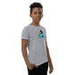 Halloween Sharks- Witch Shark Genderless Youth Short Sleeve T-Shirt