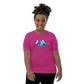 Anxious Shark Celebrates Pride! Trans Flag-Youth Short Sleeve T-Shirt