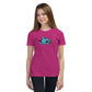 Halloween Sharks- Kitty Shark Genderless Youth Short Sleeve T-Shirt
