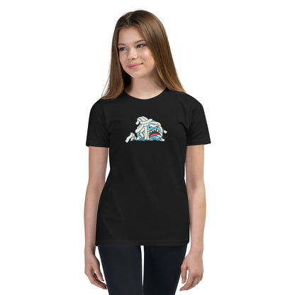 Halloween Sharks- Mummy Shark Genderless Youth Short Sleeve T-Shirt