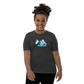 Anxious Shark Celebrates Pride! Trans Flag-Youth Short Sleeve T-Shirt