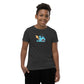 Halloween Sharks- Witch Shark Genderless Youth Short Sleeve T-Shirt