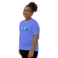 Anxious Shark Celebrates Pride! Trans Flag-Youth Short Sleeve T-Shirt