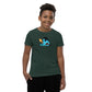Halloween Sharks- Witch Shark Genderless Youth Short Sleeve T-Shirt
