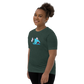 Anxious Shark Celebrates Pride! Trans Flag-Youth Short Sleeve T-Shirt