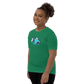 Anxious Shark Celebrates Pride! Trans Flag-Youth Short Sleeve T-Shirt