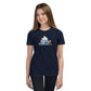 Halloween Sharks- Ice Cream Shark Genderless Youth Short Sleeve T-Shirt