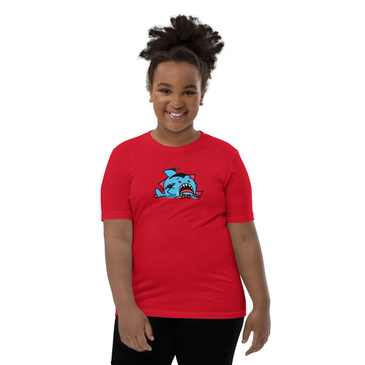 Halloween Sharks- Dracula Shark Genderless Youth Short Sleeve T-Shirt