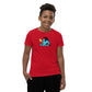 Halloween Sharks- Witch Shark Genderless Youth Short Sleeve T-Shirt