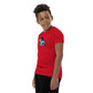 Halloween Sharks- Witch Shark Genderless Youth Short Sleeve T-Shirt
