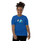 Anxious Shark Celebrates Pride! Trans Flag-Youth Short Sleeve T-Shirt