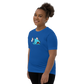 Anxious Shark Celebrates Pride! Trans Flag-Youth Short Sleeve T-Shirt