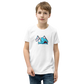 Anxious Shark Celebrates Pride! Trans Flag-Youth Short Sleeve T-Shirt
