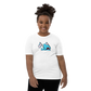 Anxious Shark Celebrates Pride! Trans Flag-Youth Short Sleeve T-Shirt
