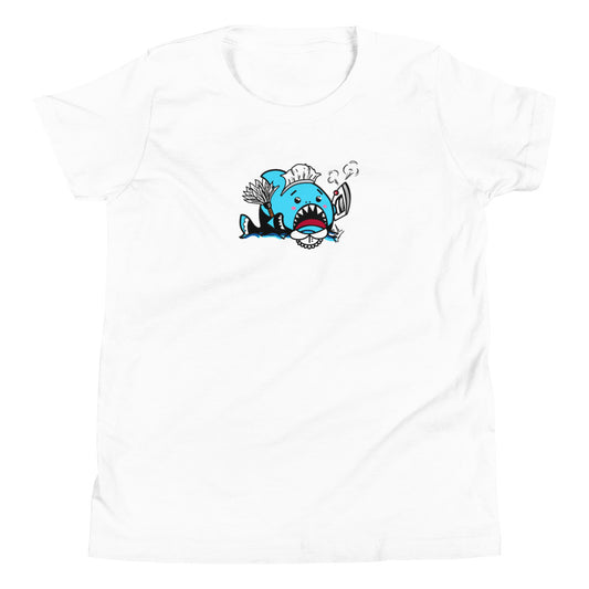 Halloween Sharks- Maid Shark Genderless Youth Short Sleeve T-Shirt