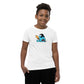 Halloween Sharks- Witch Shark Genderless Youth Short Sleeve T-Shirt