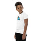 Halloween Sharks- Witch Shark Genderless Youth Short Sleeve T-Shirt