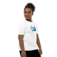 Anxious Shark Celebrates Pride! Trans Flag-Youth Short Sleeve T-Shirt